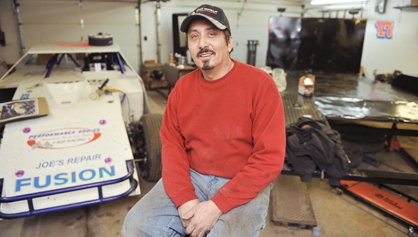 Bryan Hernandez has been around racing a long time, and can boast three track championships at Chateau Raceway in Lansing. -- Eric Johnson/Austin Daily Herald