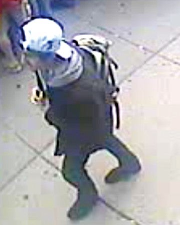 Pictured is one of two suspects in the Boston Marathon bombing that the FBI released photos of this afternoon. Photo courtesy of the FBI