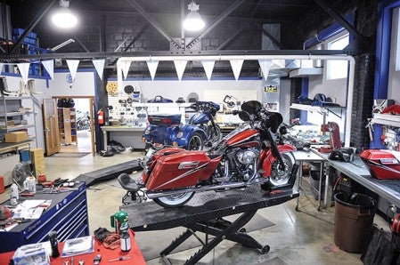 TT Motorcycle in Blooming Prairie boasts a repair shop behind the showroom that offers a place to repair and customize.