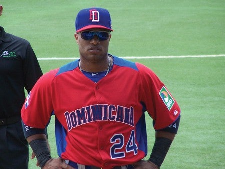 Paul Sphyahlski snapped this photo of N.Y. Yankees’ player  Robinson Cano at the WBC. -- Photo Provided