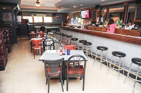 The revamped inside of the The Creek Bar and Grill. 