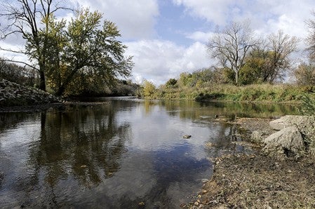 The Dobbins Creek runs into Turtle Creek behind Driesner Park and is part of a large scale product that could decrease flooding by as much as 8 percent.