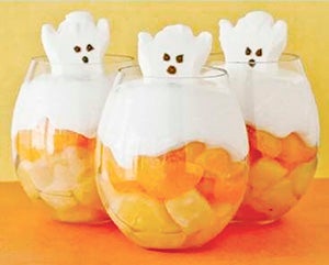 Create-Your-Own candy corn parfaits