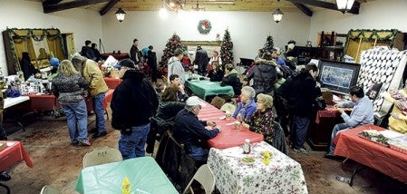 It was a busy day at the Mower County Historical Society Saturday as people turned out for the annual Christmas in the County. Eric Johnson/photodesk@austindailyherald.com