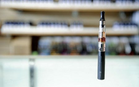 An example of an e-cigarette offered at the Tobacco Store in Austin.