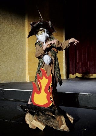 Jadon Fimon plays Rumpelstiltskin in the upcoming Matchbox Children’s Theatre presentation of “The Princess Who Had No Name.” Eric Johnson/photodesk@austindailyherald.com