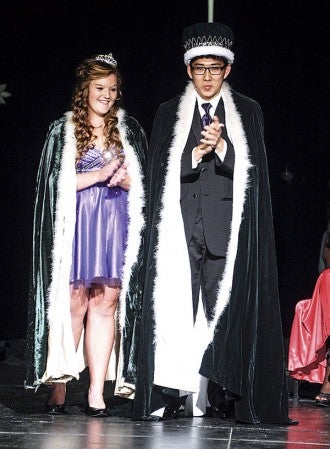 Maggie Lief and Johnson Cui were crowned Pacelli 2014 Homecoming King and Queen Wednesday night at Pacelli. The rest of the court included king candidates Dakota Janning, Anthony Servellon, Devon Dorsey and Nick He. Queen candidates included Katherine Ethen, Sarah Kahle, Jwoakamer DeBock and Tiffany Hoesing. 