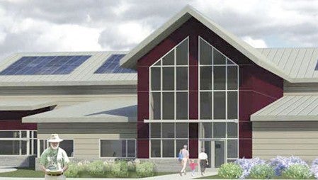 Above is an artist’s rendering of the new interpretive center at the Jay C. Hormel Nature Center. -- Photo provided