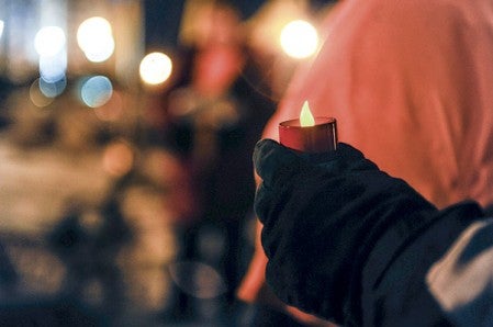 The Zonta Club capped its 16 days of Activism against Gender-Based Violence campaign with a candlelight vigil. 