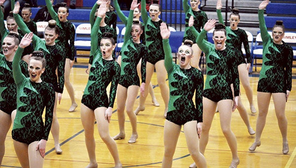Austin dancers compete in Simley on Saturday.