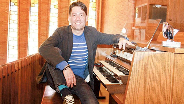     Andrew Galuska will play the organ along with the 1925 silent film “The Phantom of the Opera” at Our Saviors Lutheran Church at 4 p.m. on Feb. 8. Jason Schoonover/jason.schoonover@austindailyherald.com