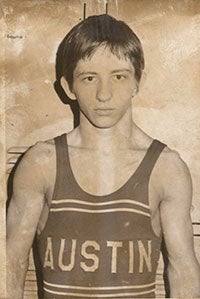 Richard Loeding was a standout wrestler for Austin High School. Photo provided
