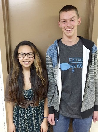 Junior Abby Sencio received a Best in Site Award for her cello solo, and sophomore Arn Huizinga received a Best in Site Award for his trombone solo at a solo/ensemble festival at Lakeville South High School recently. 
