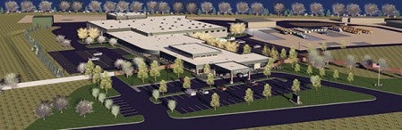 Artist rendering of Austin Utilities central administrations building. Photo provided