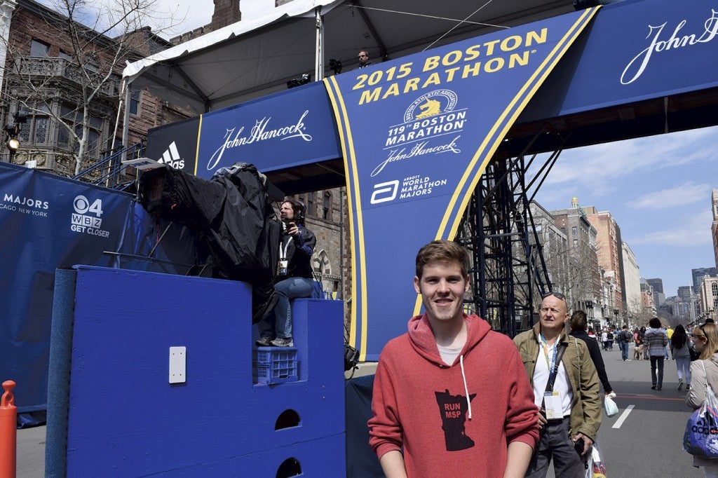 Austin grad Zach Fadness ran in the Boston Marathon Monday. Rocky Hulne/sports@austindailyherald.com