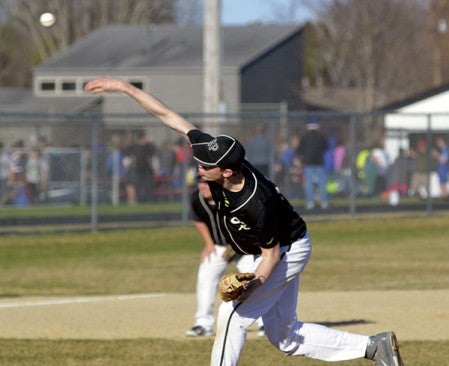 Blooming Priaire's John Rumpza pitches against Medford in BP Monday. Rocky Hulne/sports@austindailyherald.com