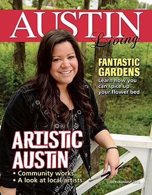 Danielle Jondal and three other area artists can be found in the latest edition of Austin Living Magazine.