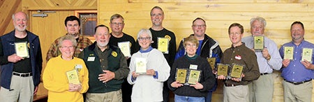 Members stand together at the Minnesota Division Annual Meeting in Detroit Lakes, Minnesota, April 24-26. -- Photo provided