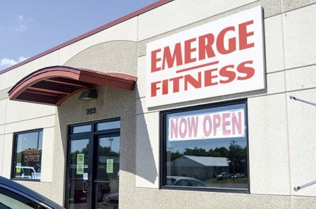 Emerge Fitness opened earlier this month as a co-ed fitness club. Trey Mewes/trey.mewes@austindailyherald.com