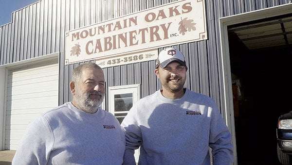 Dick Weaver and his son, John, are the heart of Mountain Oaks Cabinetry in northwest Austin. Eric Johnson/photodesk@austindailyherald.com