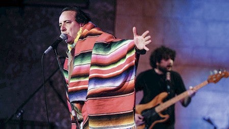 Har Mar Superstar kicks off his set Saturday night during the Caravan Du Nord’s stop at the Paramount Theatre. More than 270 people turned out for the performance. 
