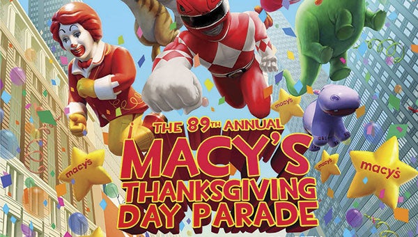 The 89th annual Macy's Thanksgiving Day Parade can be seen live on NBC from 9am-Noon on Thursday, November 26, 2015