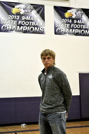 Grand Meadow’s Zach Myhre has stepped up his game this fall. Rocky Hulne/sports@austindailyherald.com