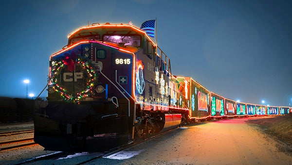 The Canadian Pacific Holiday Train is heading into Austin once again later this month. Photo courtesy of Canadian Pacific