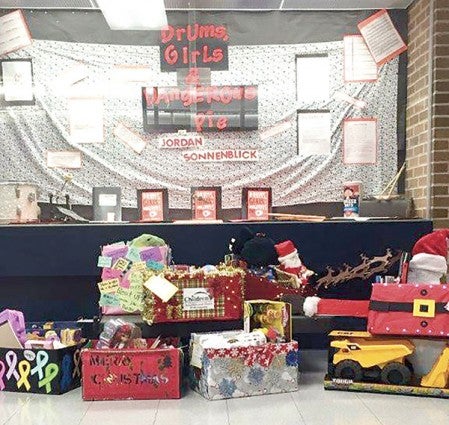 Ellis Middle School collected toys and items for the Children’s Hospital of Minnesota. Photo provided