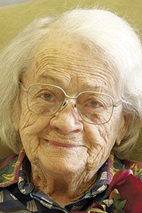 Myrtle I. Bergstrom, 107