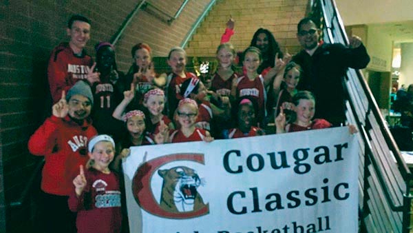 The Austin Youth girls basketball 4th grade team took first in the Cougar Classic recently. The team includes: Arianna DeLuna, Laura Bekaert, Marissa Shute, Payton Pavelka, Kailee Aldrich, Gracie Schmitt, Allison Soukup, Marie Tolbert, Nadia Souvannarath, Neviah Compton and Nyarout Deng. Photos provided: Coaches Chris, Chrissy DeLuna, Assistants coach John Souvannarath and AJ Shute. Photo Provided