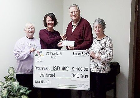 Order of the Eastern Star members present a donation to Austin High School’s Special Education Department to help sponsor a field trip for special education students are. Pictured are: Unity Chapter member Kathy Foster, Special Education Director Sherri Willrodt, Unity members Neil and Mary Hanson. Photos provided