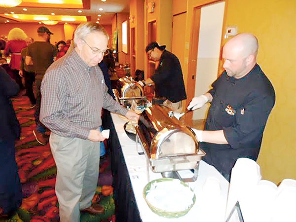 Food is served for a diner at the 6th annual Taste of  County on Sunday, April 109. Photo provided