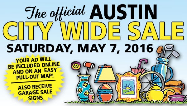The annual official Austin citywide garage sale is looking for your participation, Austin.