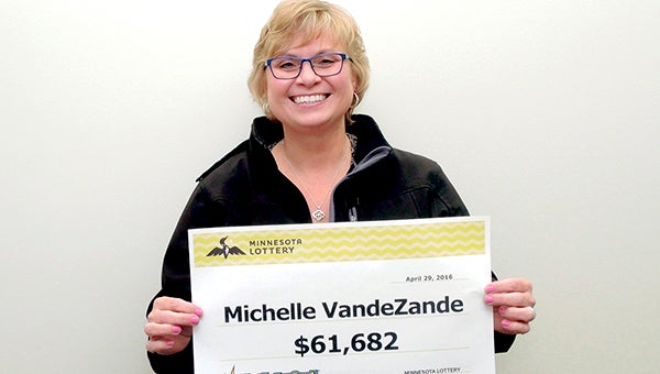 Michelle VandeZande of Austin won $61,682 playing Northstar Cash jackpot. -- Photo provided