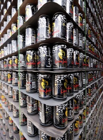 Loon Juice cans have proved to be a popular way for shoppers to pick up the Mower County-made cider. 