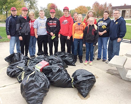 Volunteers have helped clean up the Cedar River recently through various efforts and events. Photos provided