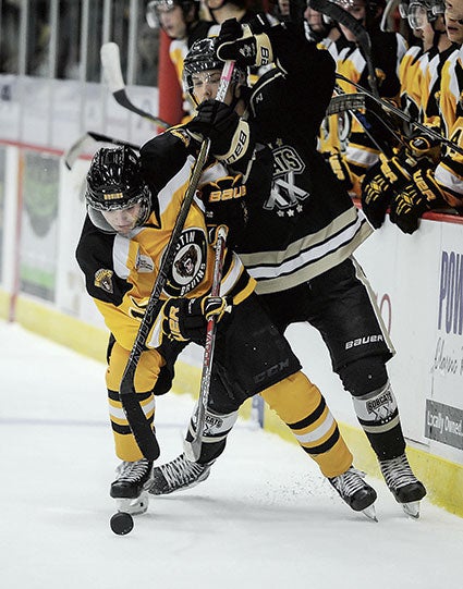 The Bruins will be back in Riverside Arena this Saturday night when they take on Coulee Region. Herald file photo