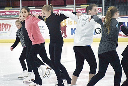 The Riverside Figure skating club will host its annual show this weekend at Riverside Arena. Photos by Rocky Hulne/sports@austindailyherald.com