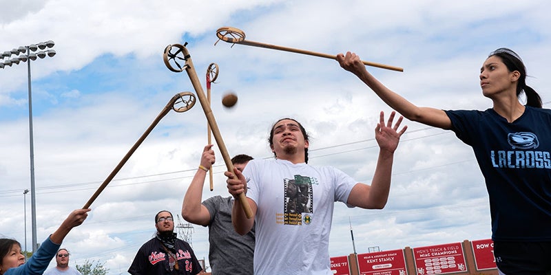 For One Native Student At Fort Lewis College, Lacrosse And Family