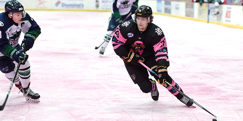 Providence Bruins - The P-Bruins annual Pink in the Rink Night