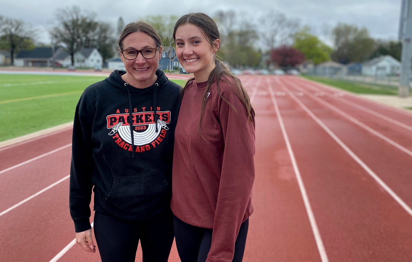 Generational jump: AHS high jumper is chasing her mother’s heights – Austin Daily Herald